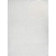 Nara Modern Japandi Stijl vloerkleed - Crème - 120 X 170 CM