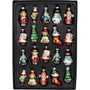 Mica Decorations Kerst Ornamenten - Set 20 stuks - Glas - Groen