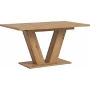 Eetkamertafel V-Poot 90x150/190cm Eiken Decor