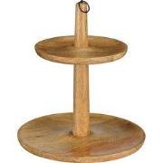 Caden Tiered Stand - H36 x Ø33 cm - Recycled Mango Wood - FSC 100% - L...