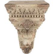 Clayre & Eef Decoratie Ornament 20x20x30 cm Beige Keramiek