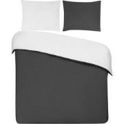 DoubleDry Dekbedovertrek 100% Percal Katoen - Tweepersoons 200x200/220...