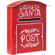 ESPOO - Kerstbrievenbus - Rood - Metaal