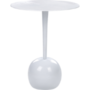 EUCLA - Bijzettafel - Wit - Aluminium