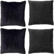 Dutch Decor KUSSENHOES-SET   4-delig - Texture Harmony - 45x45 cm - ex...