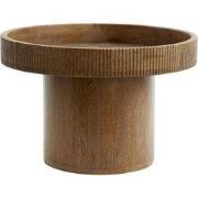 Light&living Bijzettafel Ø50x35 cm KALOMO hout donker bruin