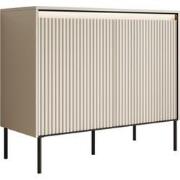 Meubella - Dressoir Timoteo - Beige - 98 cm