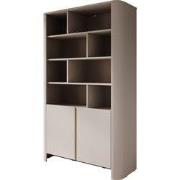Meubella - Barbados - Boekenkast - Beige - 103x39x170 cm