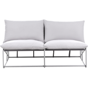 PICO - Tweezitsbank - Grijs - Staal