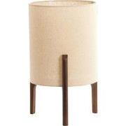 Tafellamp Litto - Donkerbruin - Ø28cm