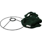 Gebreide Hanglamp Petrol – Large –  Ø 25 cm