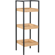 TAJZARA - Badkamerrek 3 planken - Lichtbruin - Bamboehout