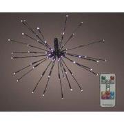 LED ster d70 cm zwart/colour changing kerstverlichting