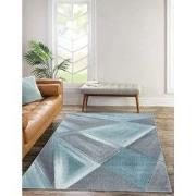 Fano Modern Blauw - Grijs vloerkleed - - 120 X 170 CM