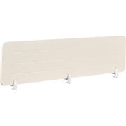 ZIGGY - Bureauscherm - Lichtbeige - 180 x 40 cm - Polyester