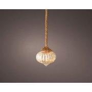 Micro LED ui BO d20h21 cm zilvr/klassiek warm kerstverlichting