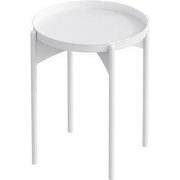 Bijzettafel met rond metalen blad H57 cm - COLE