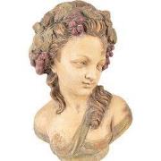 Clayre & Eef Buste Vrouw 24x18x28 cm Beige Keramiek