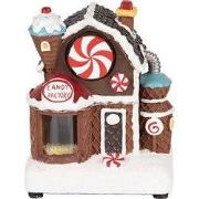 Clayre & Eef Kerstdecoratie met LED-verlichting en muziek Gingerbread ...