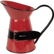 Clayre & Eef Decoratie Schenkkan 19x12x18 cm Rood Metaal