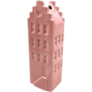 Flower Vase - House Vase - Ceramic - Light Pink-6x5,5x18 cm