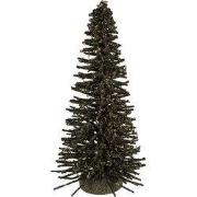 Clayre & Eef Kerstdecoratie Beeld Kerstboom Ø 17x30 cm Groen Hout