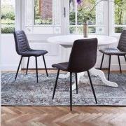 Vintage Vloerkleed Mintgroen/Bruin - Dae - Katoen