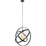 Hanglamp Zwart - 1-Lichts - Metaal - 150x55x55cm