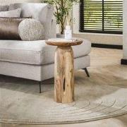 Hoyz Collection - Bijzettafel River Solid XL - Massief Acacia Naturel
