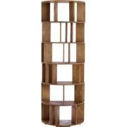 Light&living Wandkast open 76x37x212 cm LIMPYA licht bruin