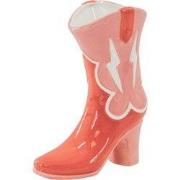 Flower Vase- Boot Vase- Ceramics- Pink/ Orange-16,5x10.5x26,5cm