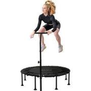 Trampoline Ø122cm met in hoogte verstelbare handgreep staal groen tot ...