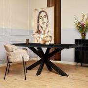 Starfurn - Eettafel Denver - Zwart - 100x300x76 cm