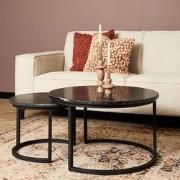 Starfurn - Salontafel Nova - Zwart - 70x70x45 cm