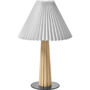 ALIGIDE - Tafellamp - Naturel - Rubberhout