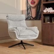 Starfurn - Fauteuil Vera - Grijs - 83x115x59 cm