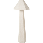 DEMBI - Staande lamp - Lichtbeige - Stof