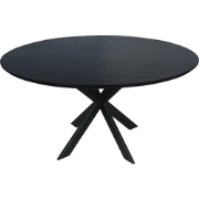 Starfurn - Eettafel Ferris - Zwart - 150x150x76 cm