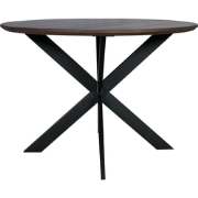 Starfurn - Eettafel Madison - Zwart - 130x130x76 cm