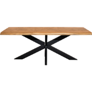 Starfurn - Boomstamtafel Denver - Bruin - 100x300x76 cm