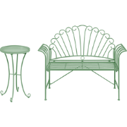 CAVINIA - Bistroset voor 2 - Groen - IJzer