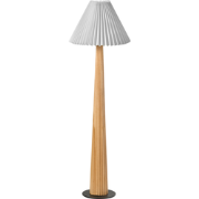 ALIGIDE - Staande lamp - Naturel - Rubberhout