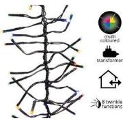 LED clusterverl.twinkle buiten/13.5m-1512L/zwart/multi