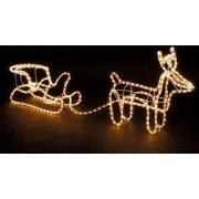 Slangverlichting rendier slee