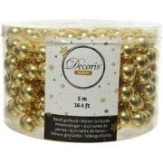 Kraalketting plc XL d1h500 cm lichtgoud