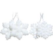 Orn.foam sneeuwvlok d11cm wt a2 2st