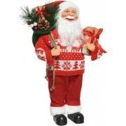 Kerstman acryl l30b20h60cm rood