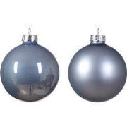 Kerstbal glas d8 cm mblw ass 6st kerst