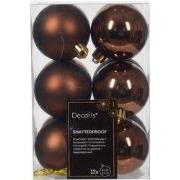 Kerstbal kunststof d6 cm esprss 12st kerst