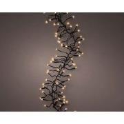 led cluster l600 cm zwart/wit/klassiek warm kerstverlichting